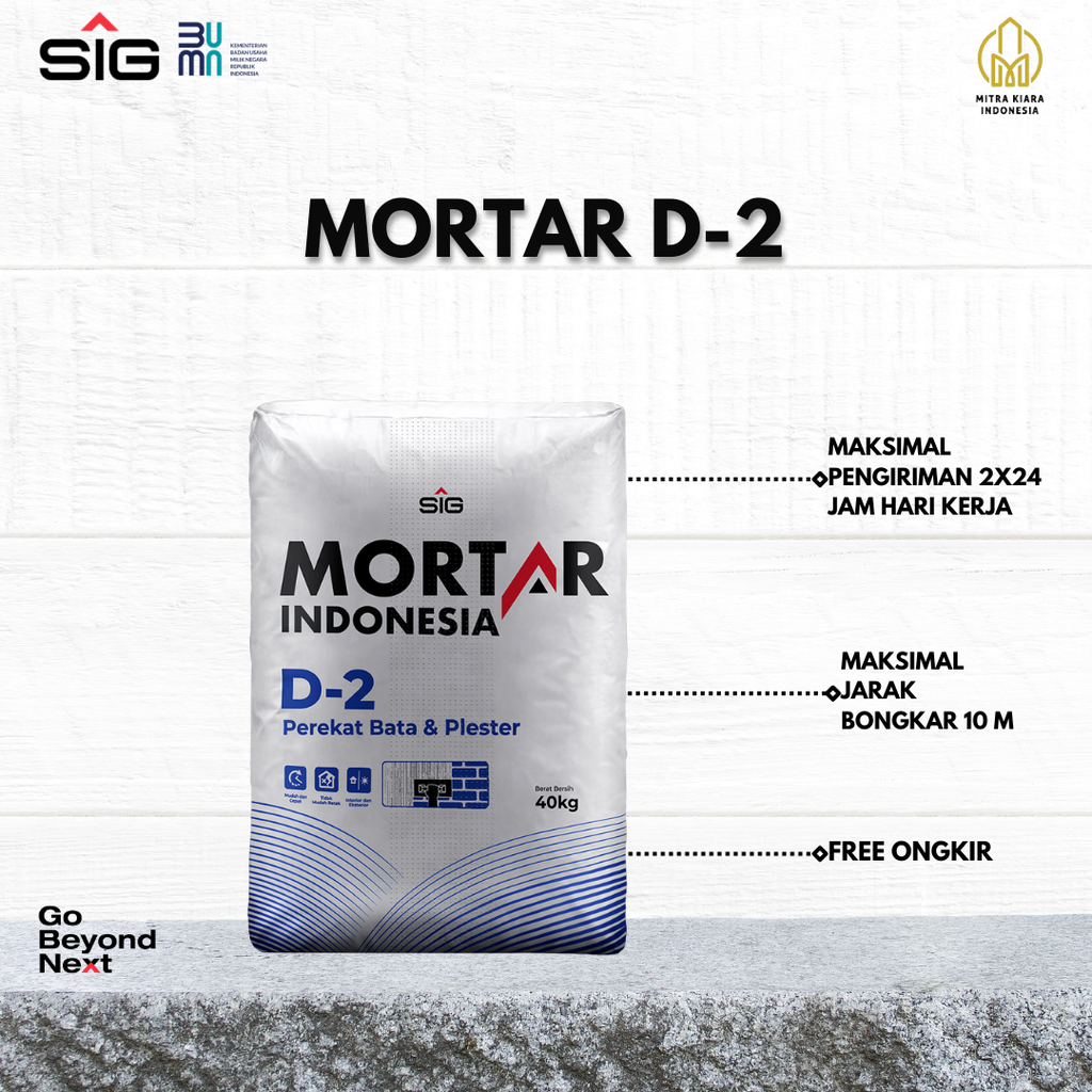 Mortar Indonesia Perekat Bata Ringan (D-1) Area DKI Jakarta