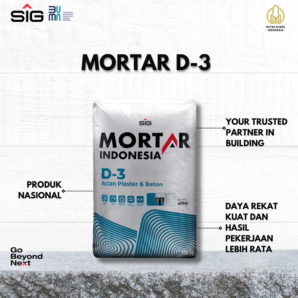 Mortar Indonesia Perekat Bata Ringan (D-1) Area DKI Jakarta