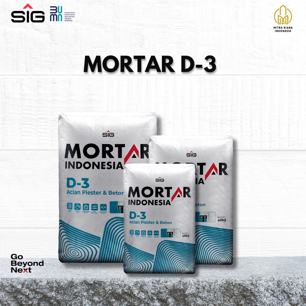 Mortar Indonesia Acian Beton & Plester (D-3) - Area DKI Jakarta